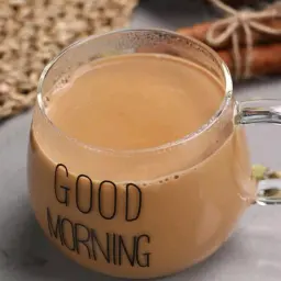 شاي بالحليب المبخر